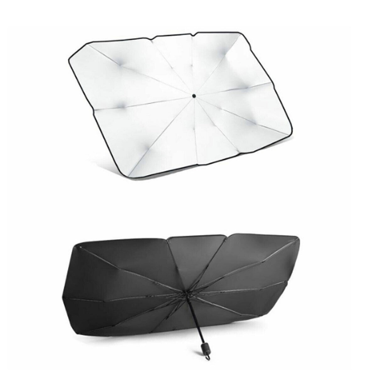 PARASOLE per AUTO PARABREZZA ANTERIORE PIEGHEVOLE OMBRELLO PORTATILE AS-06636