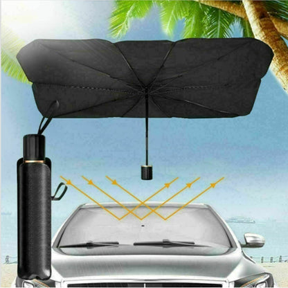 PARASOLE per AUTO PARABREZZA ANTERIORE PIEGHEVOLE OMBRELLO PORTATILE AS-06636